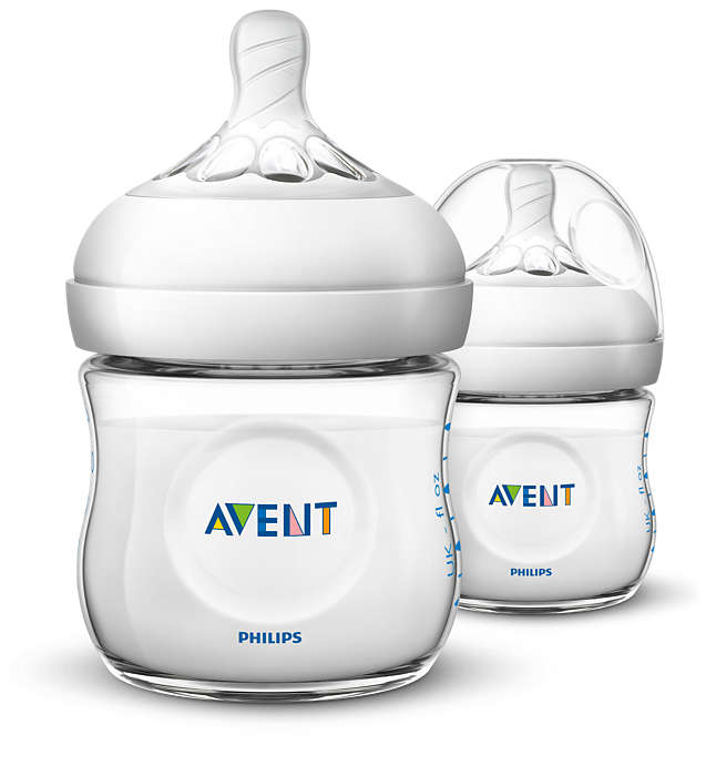 Bộ 2 bình sữa Avent mô phỏng SCF 690.23 (125ml) 